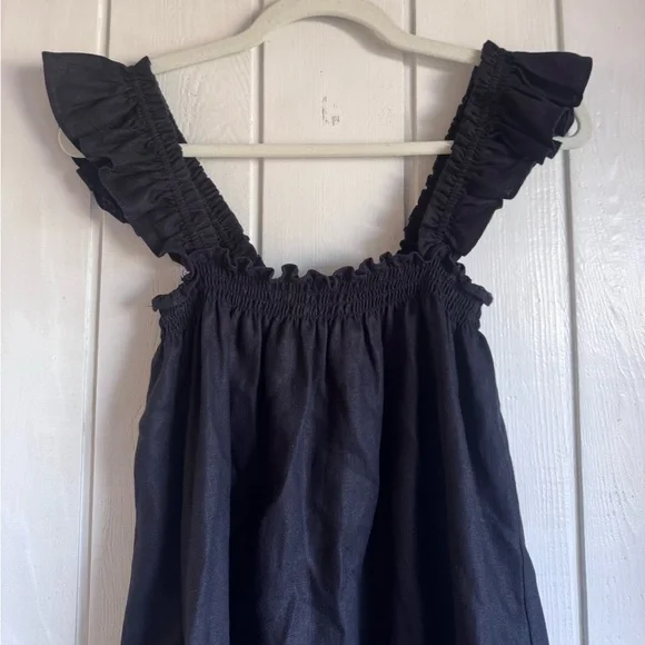 Reformation Albany Linen Mini Dress - Picture 3 of 7